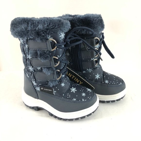 girls snow boots with fur